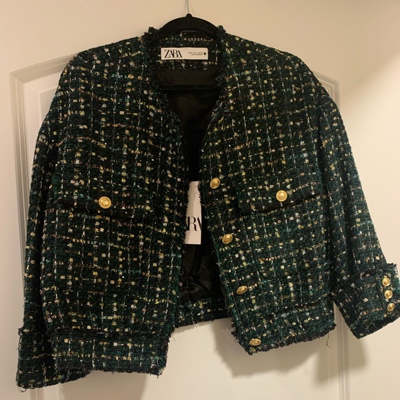 Zara Jackets & Blazers - BRAND NEW Zara Tweed Coat